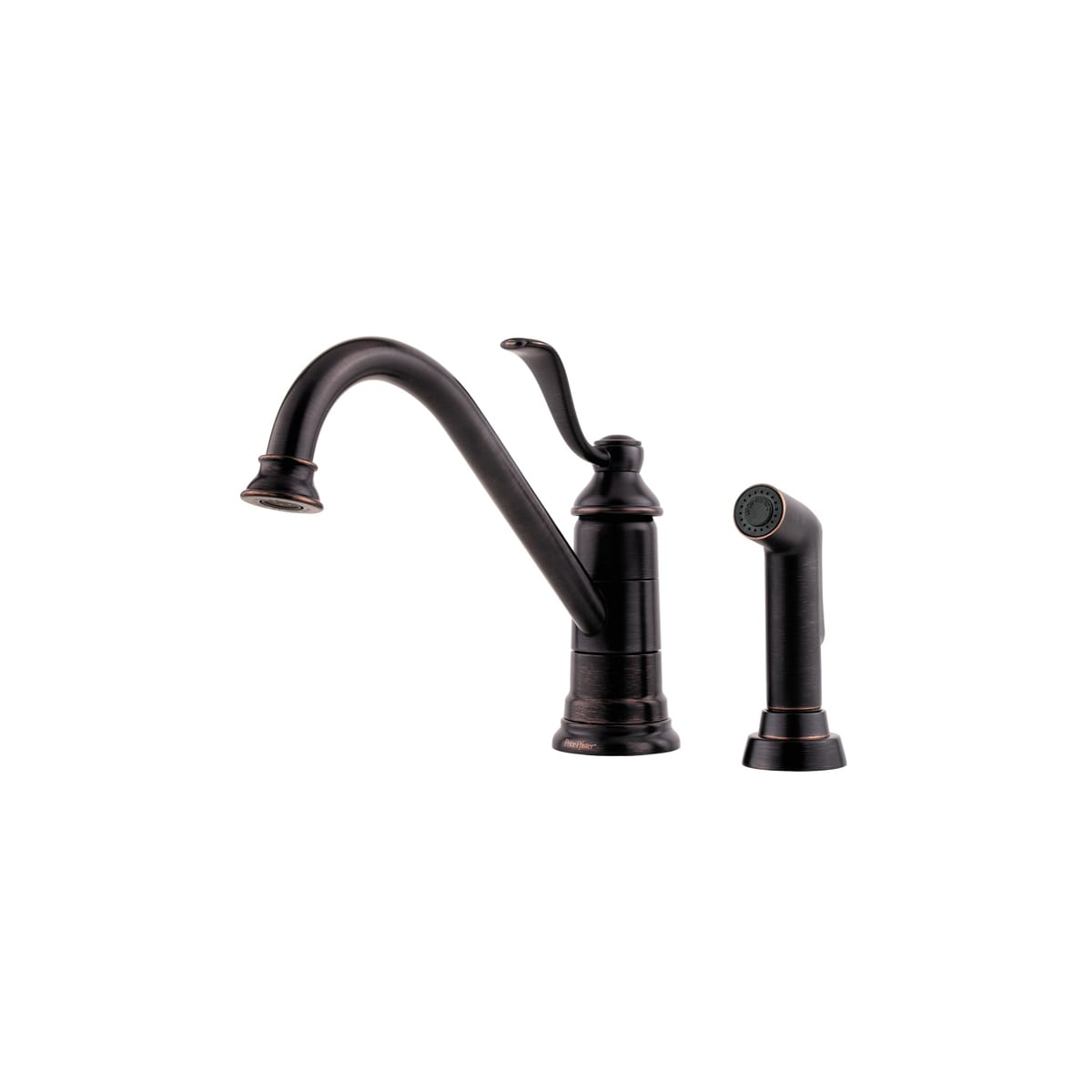Pfister Gt34 4ps0 Stainless Steel Parisa Kitchen Faucet With Flex