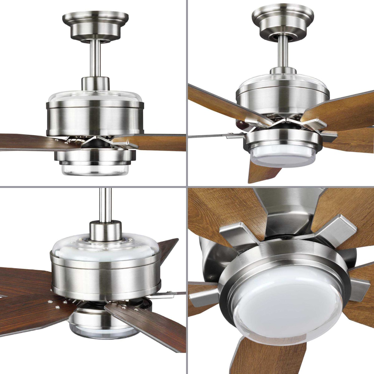 Progress Lighting P250061-009-30 Brushed Nickel Byars 54