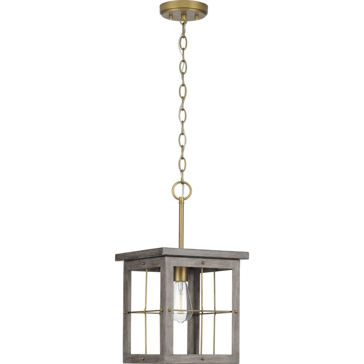Progress Lighting P500317-175 Distressed Brass Hedgerow 10