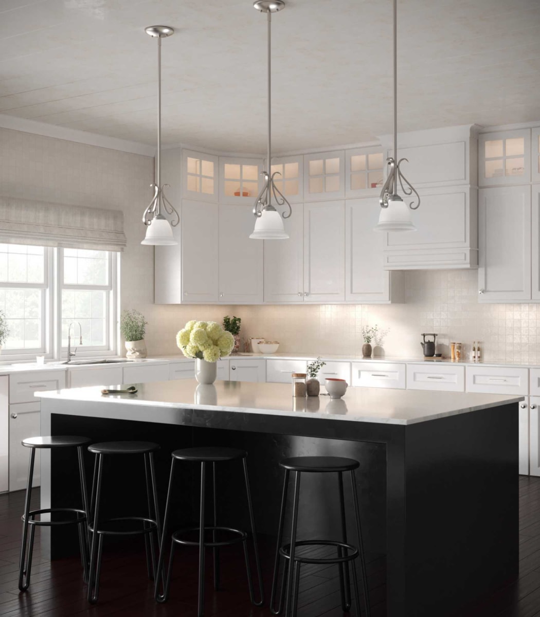 Progress Lighting P5153-09 Brushed Nickel Torino Single