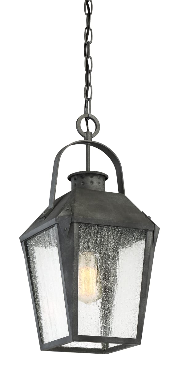 Quoizel CRG1910MB Mottled Black Carriage Single Light 10