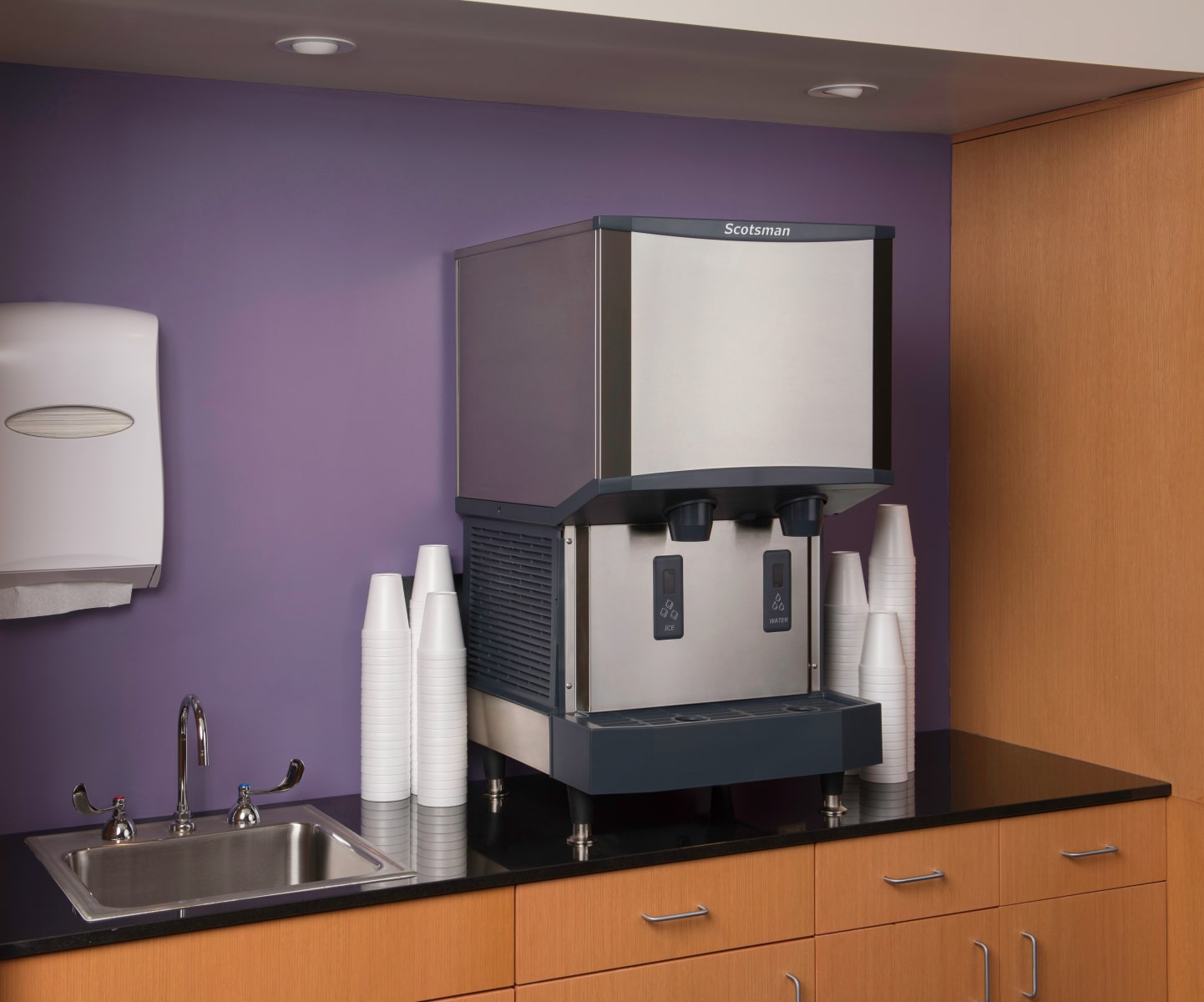 Scotsman HID525A-1A - Meridian Ice Machine and Water Dispenser