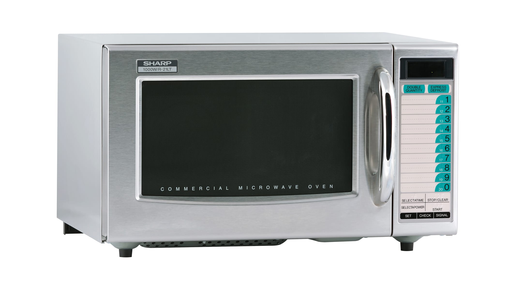 Sharp 1000W Commercial Microwave Oven Stainless Steel R-21LCFS for sale online 
