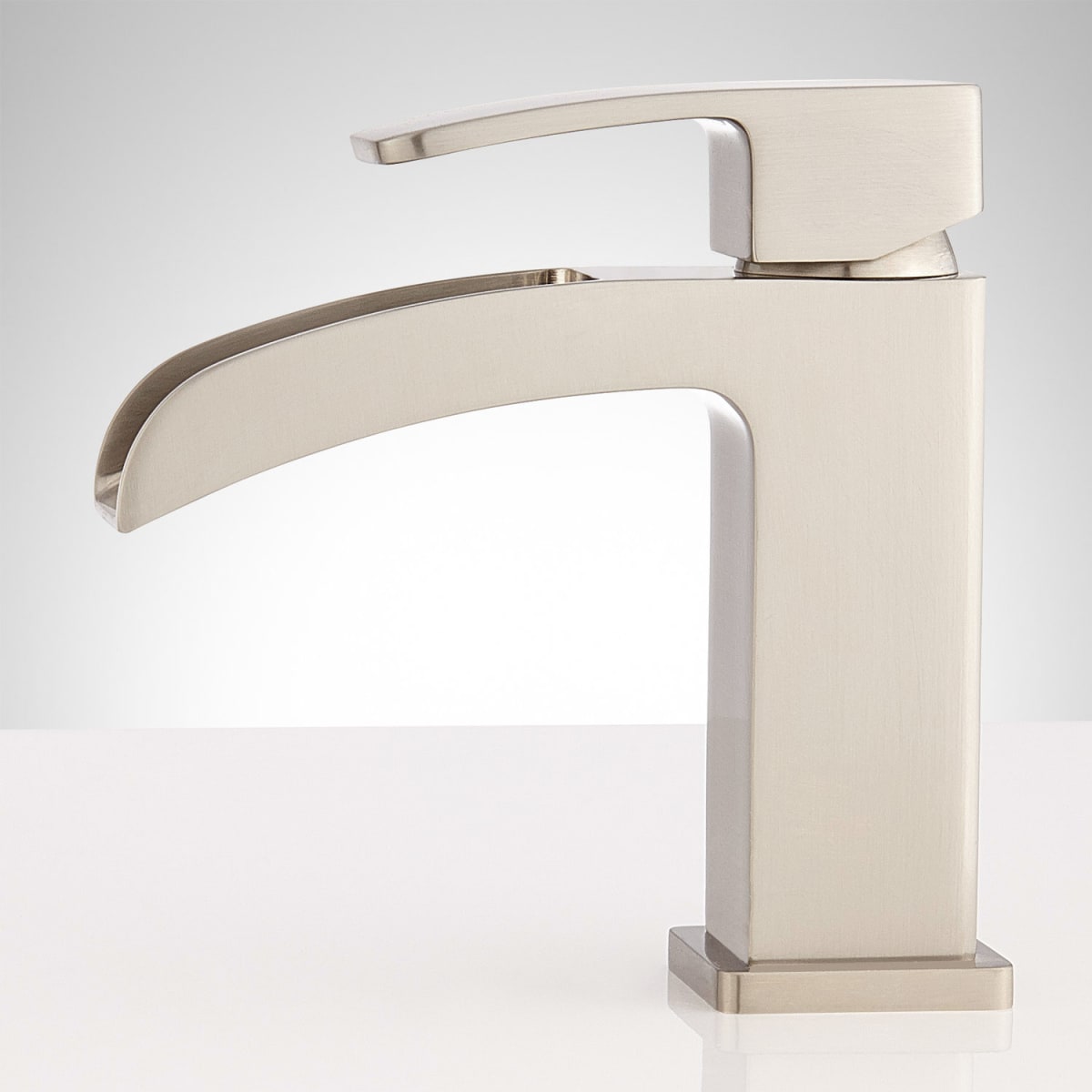 Signature Hardware 424883 Brushed Nickel Stevens Single Hole 