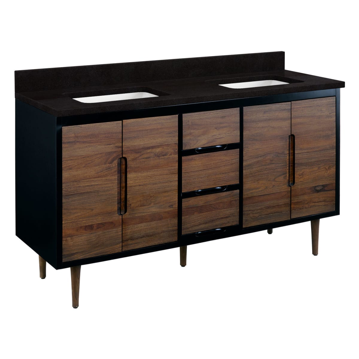 Signature Hardware 476198 Java / Black / Arctic White Bivins 60