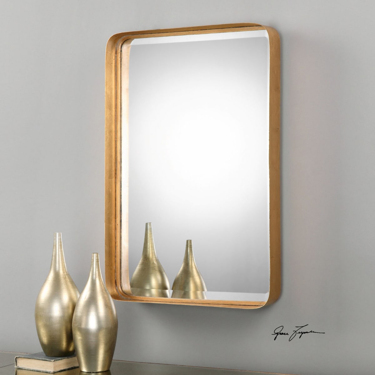 Uttermost 13936 Antiqued Gold Leaf Crofton 20-1/8