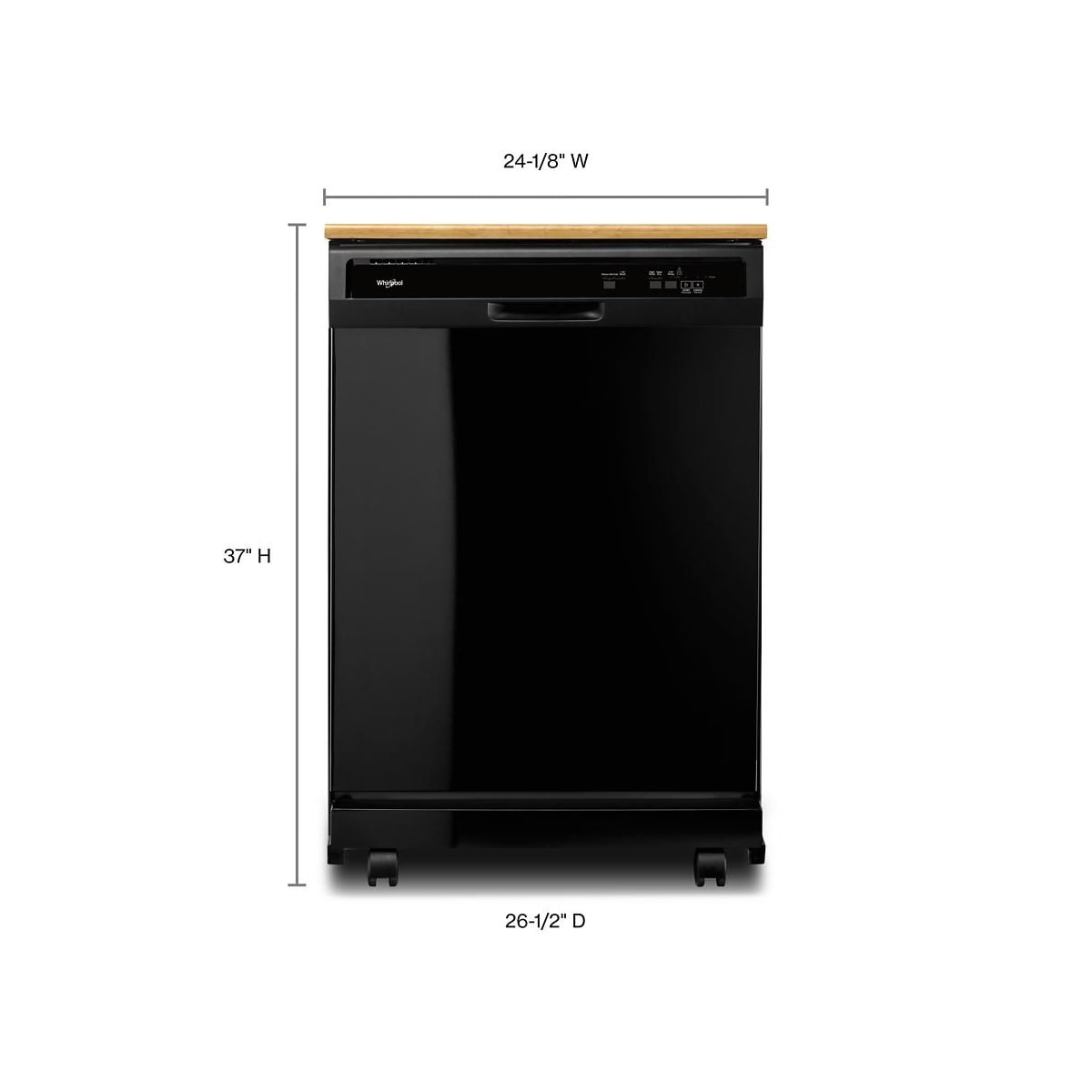 Whirlpool 24 portable dishwasher cheap