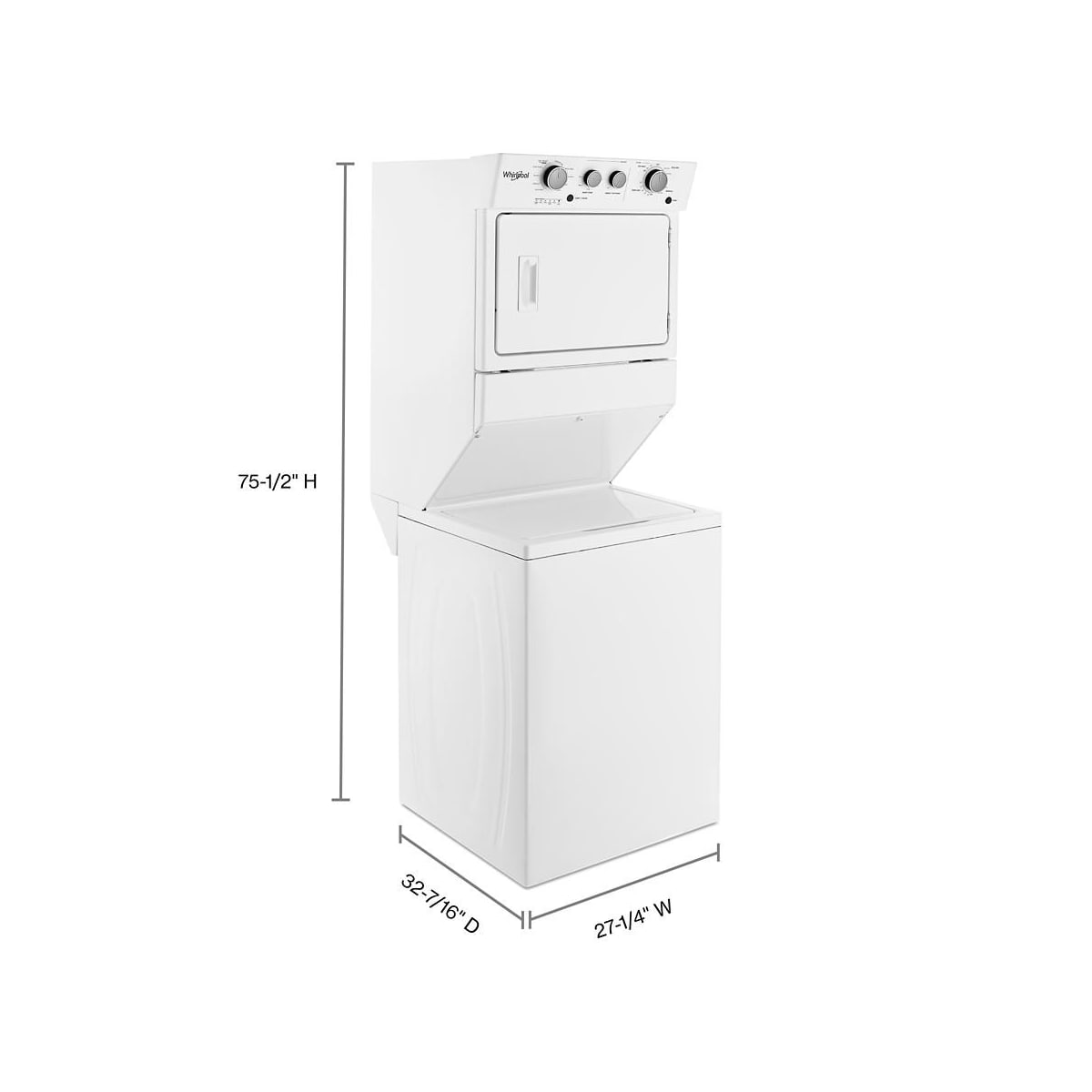 Whirlpool Laundry Centers Laundry Appliances WET4027H