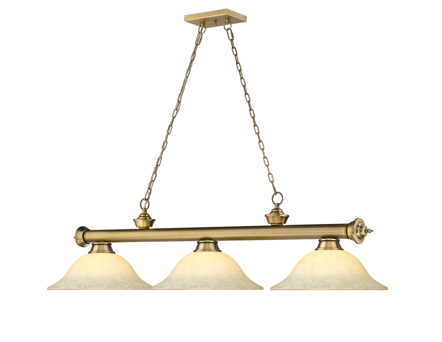 最新人気 Z-Lite 2306-3RB-GM16 Rubbed Brass / Golden Mottle Cordon 3 Collection