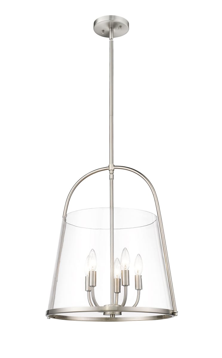 誕生日プレゼント Z-Lite 3041P18-BN Brushed Nickel Archis 5 Light 18 スポーツトイ・アクショントイ