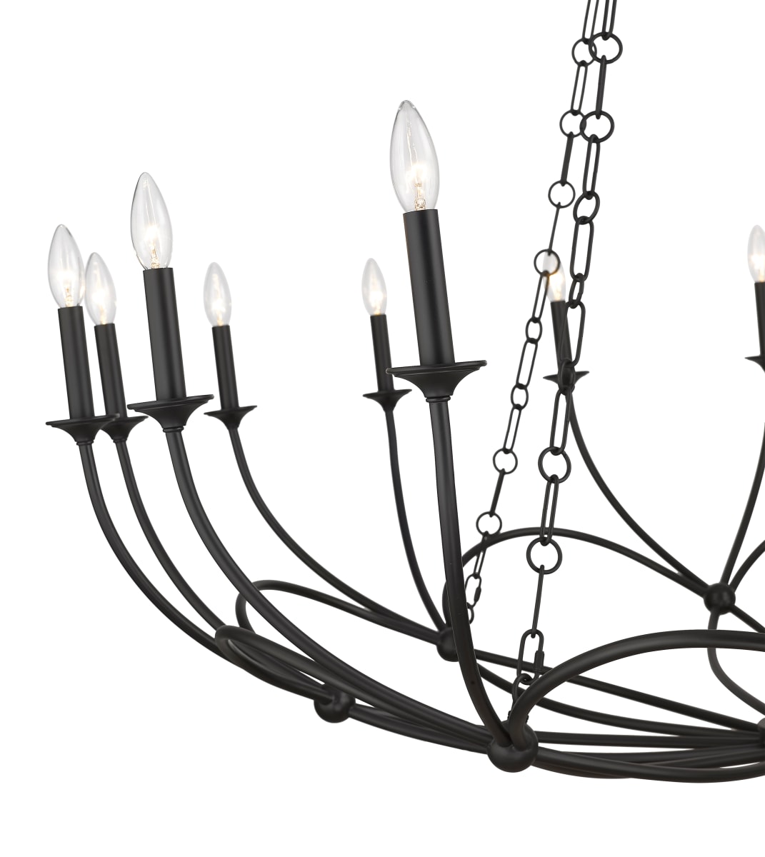 Z-Lite 3500-16MB Matte Black Arabella 16 Light 55
