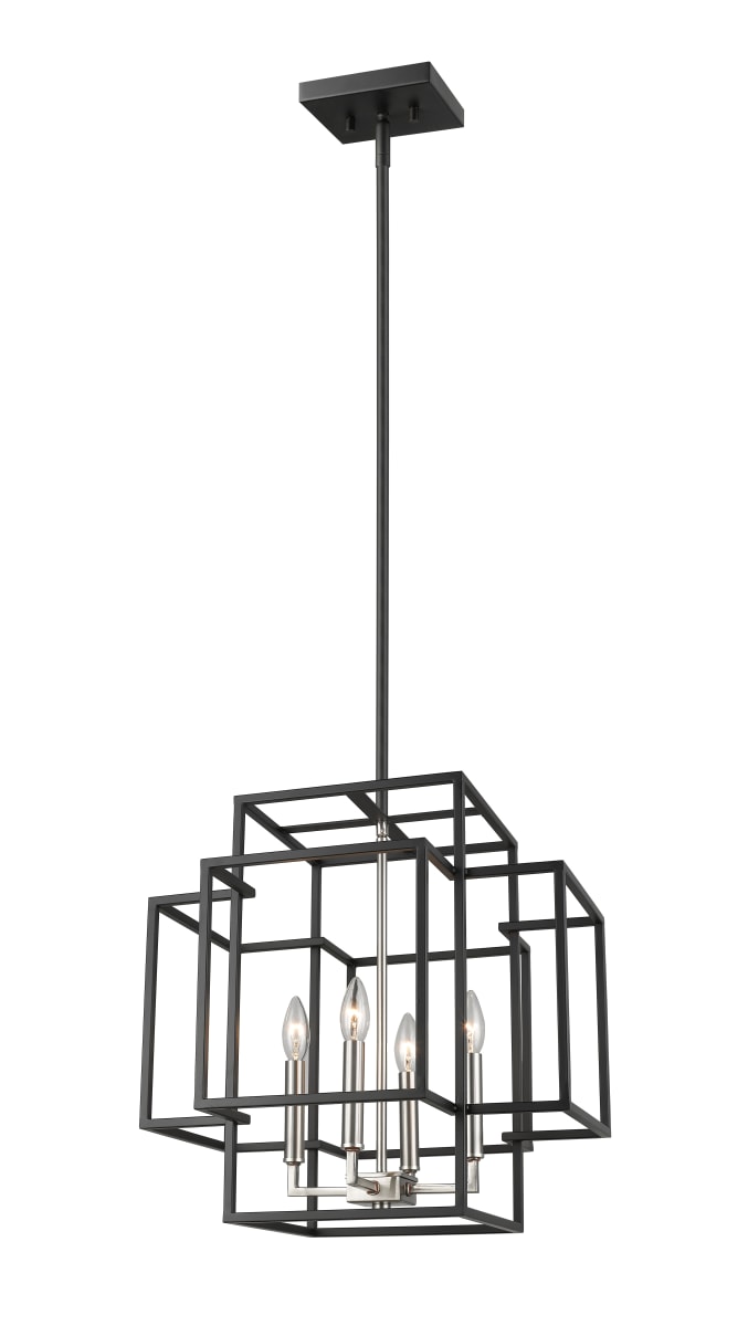 福袋 公式 Black 454-18BK-BN Z-Lite / 18 Light 4 Titania Nickel Brushed 菓子