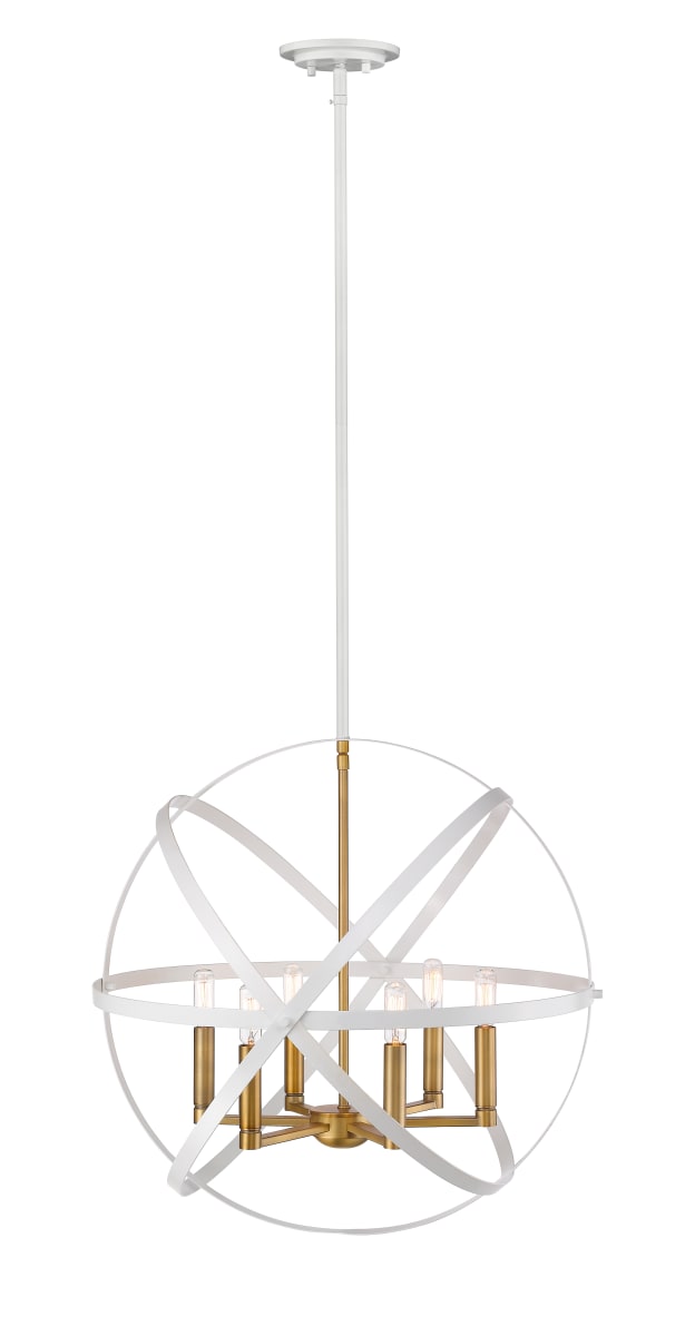 Z-Lite 463-30HBK-CH Hammered Black / Chrome Cavallo 8 Light