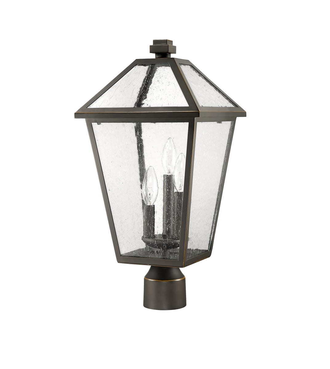 Z-Lite 579PHBR-BK Black Talbot 3 Light 20