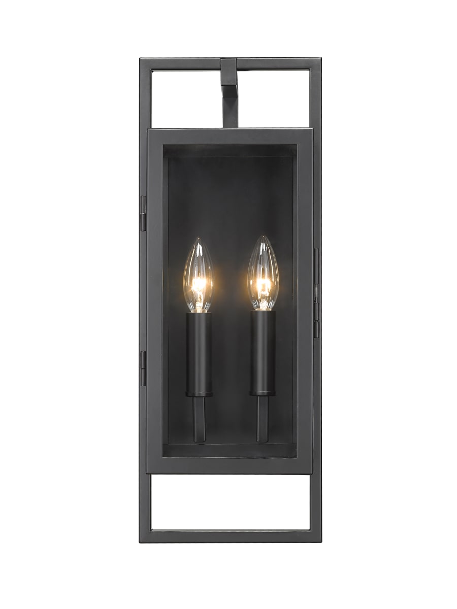 Z-Lite 598S-BK Black Lucian 2 Light 19