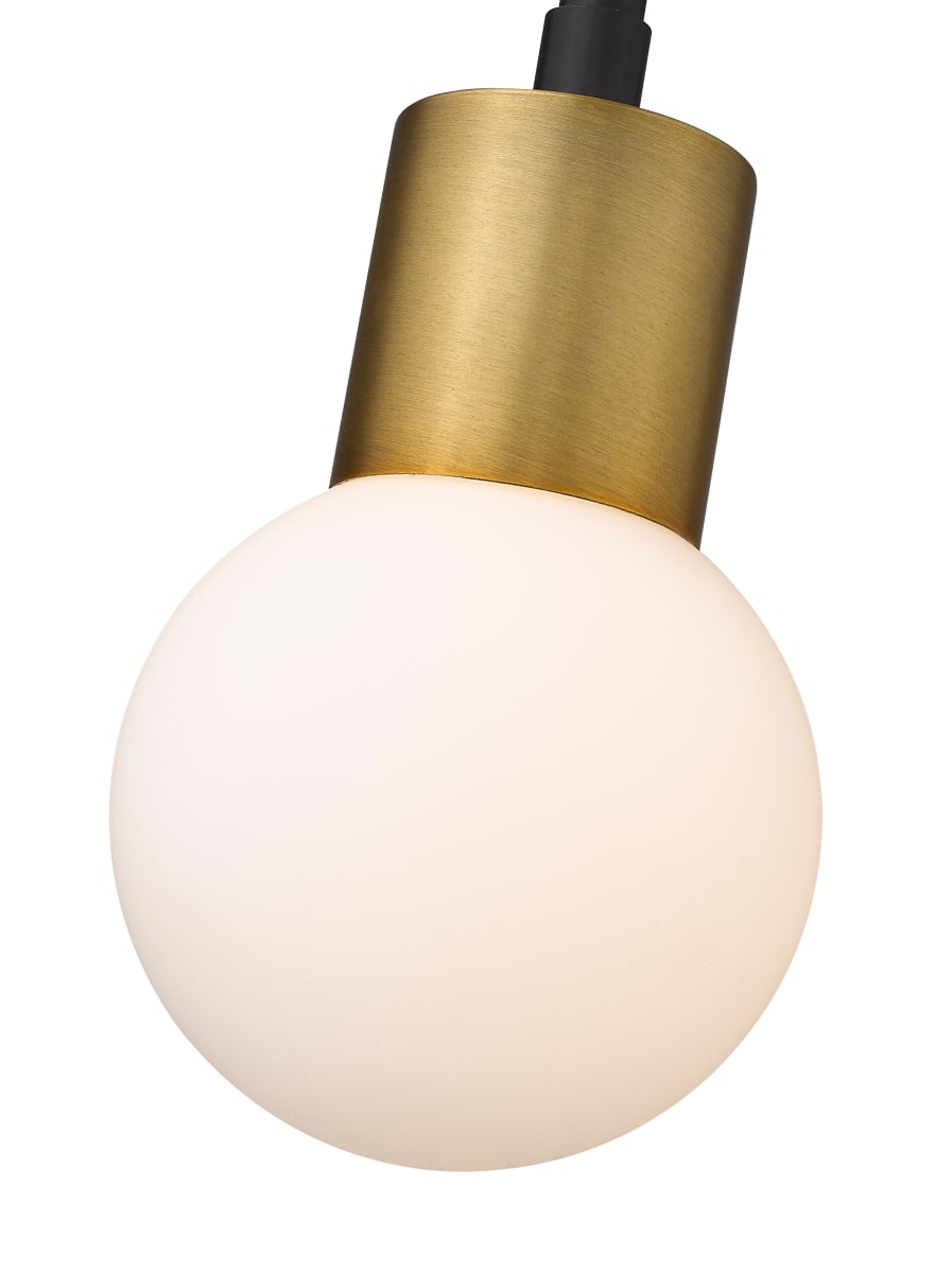 Z-Lite 621MP-MB-FB Matte Black / Foundry Brass Neutra 6