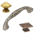 Emtek Designer Brass Cabinet Hardware