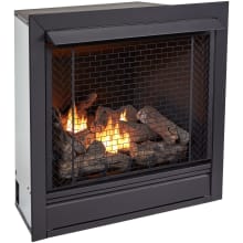 ProCom FBNSD400RT-ZC Black 32,000 BTU Vent Free Dual Fuel Fireplace Insert  with Remote Control - VentingPipe.com