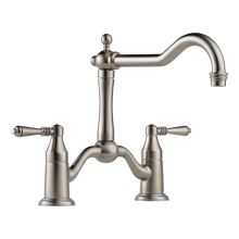 Showhouse By Moen S713sl Stainless Steel Double Handle Bridge
