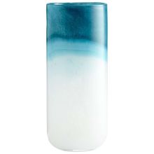 Blue and White Cyan Design Medium Turquoise Cloud Vase 05876 