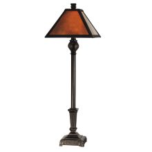 Uttermost 26583-1 Glass and Brass Caecilia Table Lamp with Square 