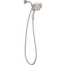 Delta 58467 Chrome 2 5 Gpm In2ition 2 In 1 Multi Function Shower Head And Hand Shower Limited Lifetime Warranty Faucet Com