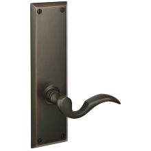 Emtek 10 Inch Stretto Concord Privacy Sideplate Entry Set from the Classic Brass