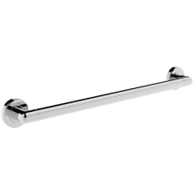 Ginger 2763 Chrome Circe 24" Brass Grab Bar With Concealed Mounting Hardware 