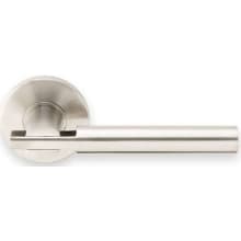 Polished Stainless Steel 2-3/4-Inch Backset INOX SE105L471F-32 SE Square Door Lever 