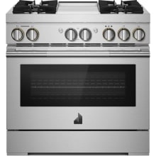 ZDP364NDPSS by GE Appliances - Monogram 36 Dual-Fuel Professional Range  with 4 Burners and Griddle (Natural Gas)