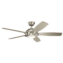 Kichler 300031BSS Kosmus 52'' Ceiling Fan with LED Lights & Remote Control Brushed Stainless Steel
