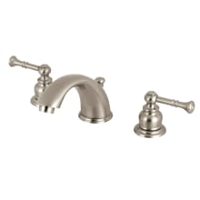 Polished Brass Kingston Brass KS2972NL Naples Widespread Lavatory Faucet 