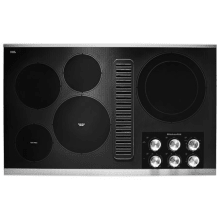 Viking 44.9 Electric Cooktop Black/stainless steel RVEC3456BSB - Best Buy