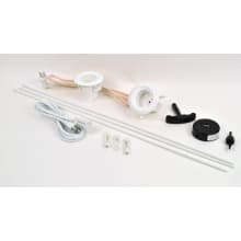 Legrand CMK50 White Wiremold Cordmate II Cord Cover Kit - Hides Up To 3  Cords 