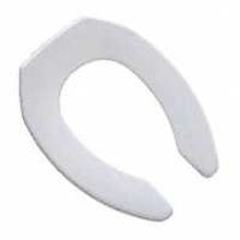 American Standard 5901 100 020 White Heavy Duty Commercial Elongated Open Front Toilet Seat Faucet Com