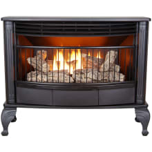 Real Flame 5020E-BK Black Foster 4700 BTU / 1400W 25 Inch Wide Free  Standing Vent Free Electric Stove Fireplace with Faux Chimney -  VentingDirect.com