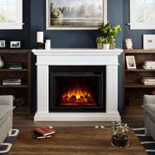 Dimplex X-GDS28L8-1802W Glossy White Jean 5118 BTU 50 Inch Wide Free  Standing Vent Free Electric Fireplace with Included Remote Control -  VentingPipe.com