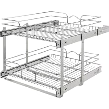 Rev-A-Shelf 5WB1-0918CR-1 9x18 Wire Basket Pull Out Kitchen Cabinet Organizer