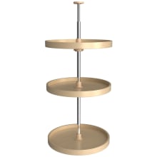 Rev-A-Shelf LD-4BW-401-28-1 Lazy Daisy Banded Wood 28" Diameter Kidney Shaped Un Rev-A-Shelf LD-4BW-401-28-1 Lazy Daisy Banded Wood 28" Diameter Kidney Shaped Un