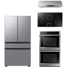 KitchenAid KA-2-PIECE-COOKING-PACKAGE-12 30 inch Wide 6.7 Cu. ft. Dual Fuel Freestanding Range with Double Ovens and Even-Heat Convection and 400 CFM
