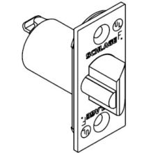 Schlage 16204626 Schlage 16-204 2 3/8 or 2 3/4 Replacement Deadlatch with  1/4 Radius Corner 1 x 2 1/4 Faceplate for UL Listed Locks 