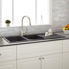 American Standard 7196.804.345 Bisque Double Basin Americast ...