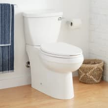 Seat Included Signature Hardware 948436-12 Milazzo 1.28 GPF Two Piece Elongated Skirted Chair Height Toilet 