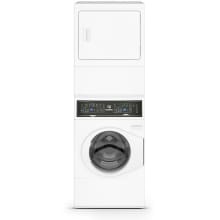 Whirlpool - WET4124HW - 1.6 cu.ft, 120V/20A Electric Stacked Laundry Center  with 6 Wash cycles and Wrinkle Shield™-WET4124HW