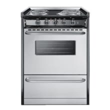 Magic Chef 24 in. 2.2 cu. ft. Electric Range with Convection in Stainless  Steel MCSRE24S - The Home Depot