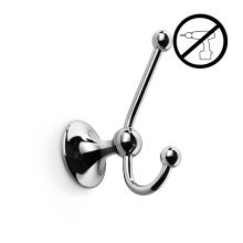 Polished Chrome Noanta 52387 WS Bath Collections 52387 Noanta Collection Double Robe Hook
