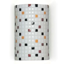 Confetti 10" Ceramic Wall Sconce from the Mosaic Collection