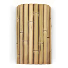 Bamboo 10" Ceramic Wall Sconce from the Nature Collection