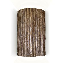 Wood Sconce "Twigs" Ceramic Light Fixture from the Nature Collection