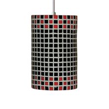"Checkers" Single Light Pendant from the Mosaic Collection